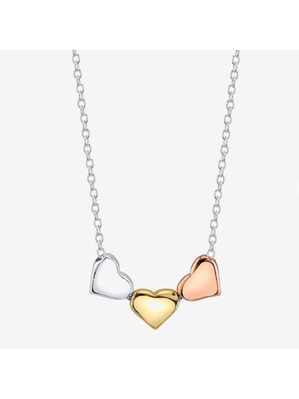 Footnotes Sterling Silver Heart Necklace